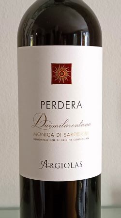 Vino rosso Perdera 37,50cl