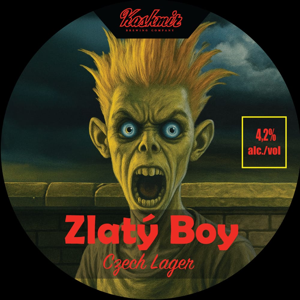 Linea 2 -KASHMIR - Zlaty Boy (Czech Lager) 4,2%